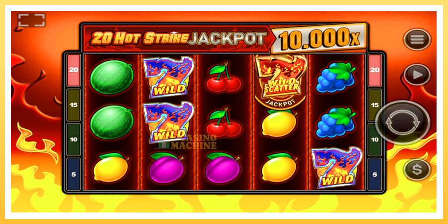 20 Hot Strike Jackpot: ပိုက်ဆံအတွက်ကစား, ပုံ 2