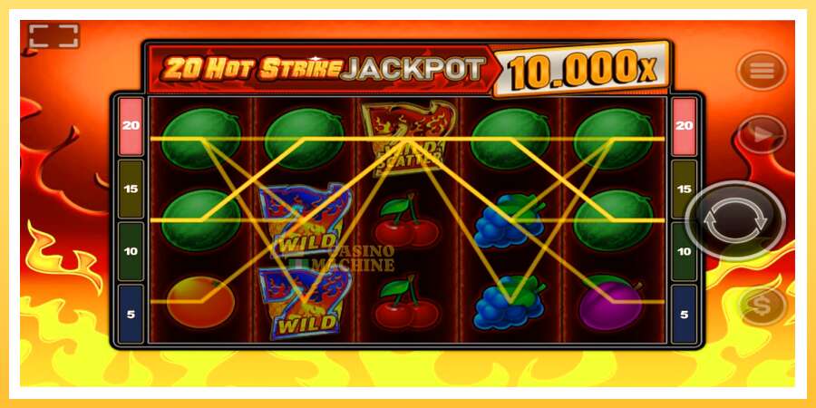 20 Hot Strike Jackpot: ပိုက်ဆံအတွက်ကစား, ပုံ 3