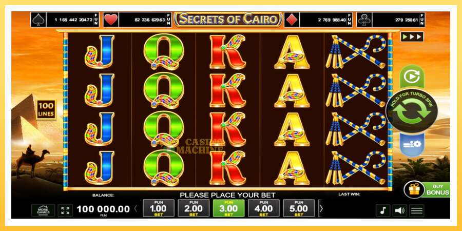 Secrets of Cairo: ပိုက်ဆံအတွက်ကစား, ပုံ 1