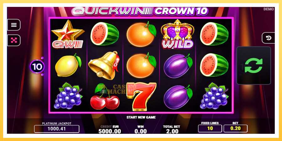 Quick Win Crown 10: ပိုက်ဆံအတွက်ကစား, ပုံ 1