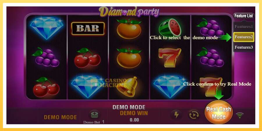 Diamond Party: ပိုက်ဆံအတွက်ကစား, ပုံ 2