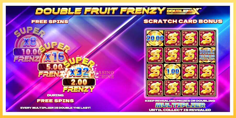 Double Fruit Frenzy DoubleMax: ပိုက်ဆံအတွက်ကစား, ပုံ 3