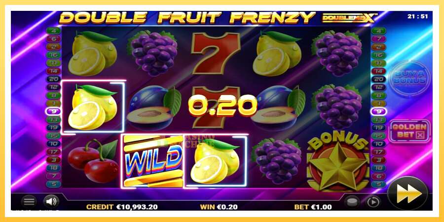 Double Fruit Frenzy DoubleMax: ပိုက်ဆံအတွက်ကစား, ပုံ 4