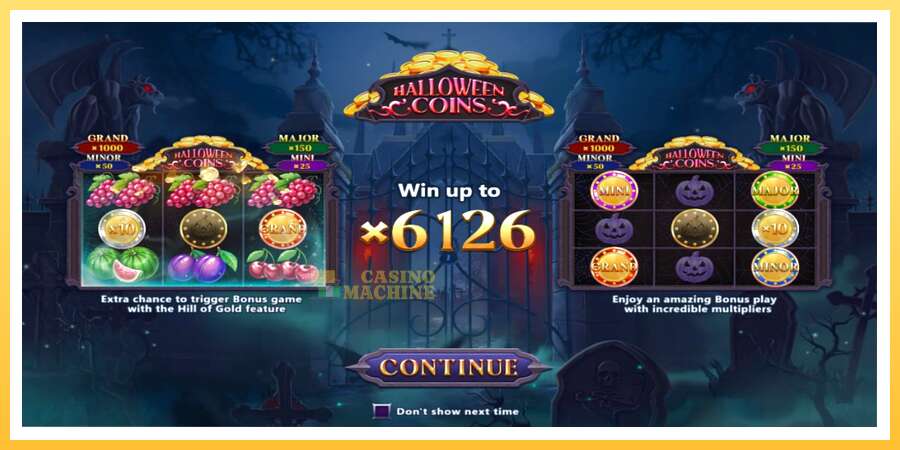 Halloween Coins Hold and Spin: ပိုက်ဆံအတွက်ကစား, ပုံ 1