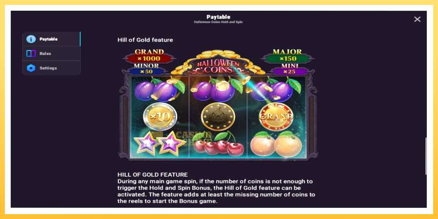 Halloween Coins Hold and Spin: ပိုက်ဆံအတွက်ကစား, ပုံ 5