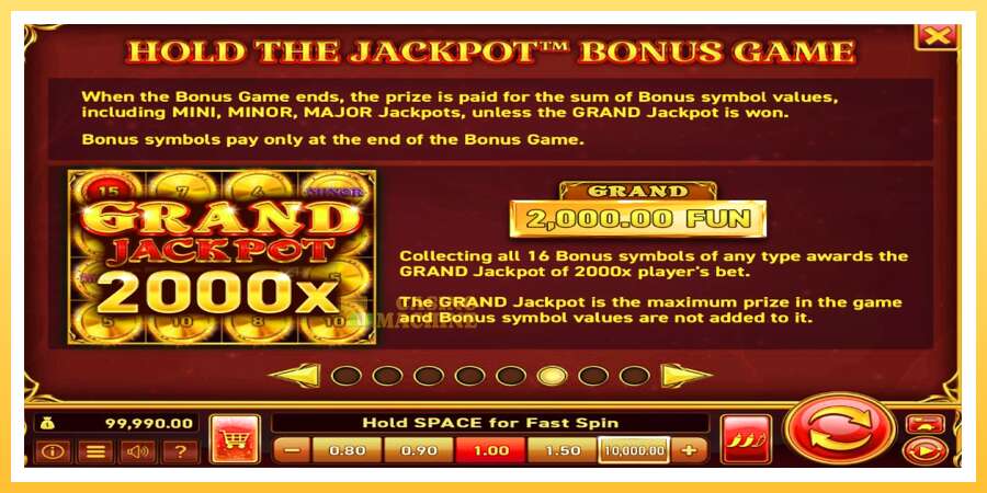 16 Coins Grand Gold Edition Halloween Jackpots: ပိုက်ဆံအတွက်ကစား, ပုံ 5