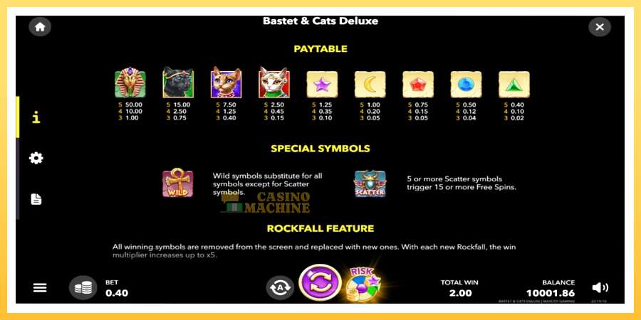 Bastet & Cats Deluxe: ပိုက်ဆံအတွက်ကစား, ပုံ 5