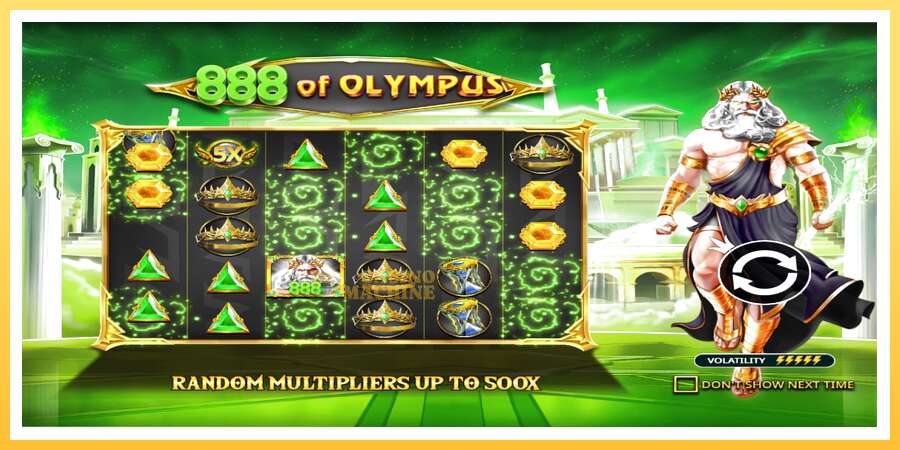 888 of Olympus: ပိုက်ဆံအတွက်ကစား, ပုံ 1