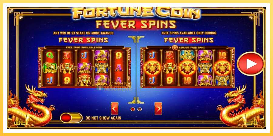 Fortune Coin Fever Spins: ပိုက်ဆံအတွက်ကစား, ပုံ 3