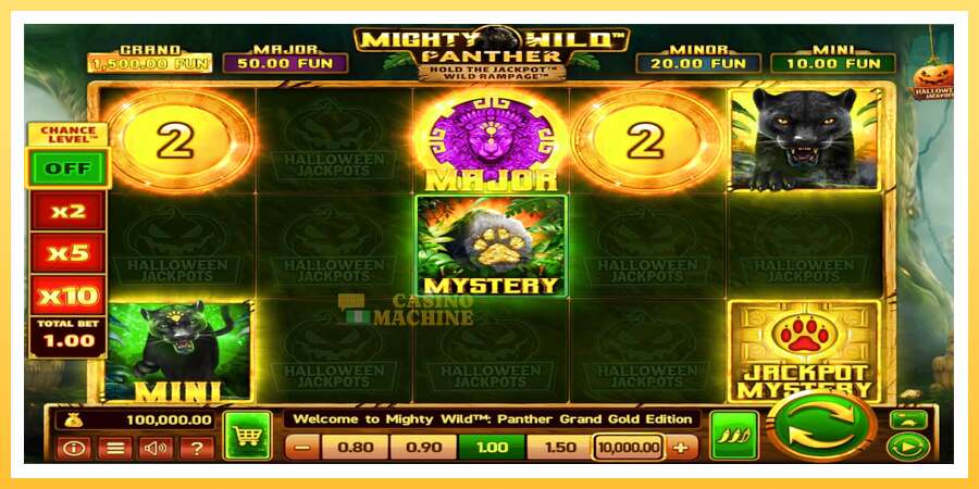 Mighty Wild: Panther Grand Gold Edition Halloween Jackpots: ပိုက်ဆံအတွက်ကစား, ပုံ 1