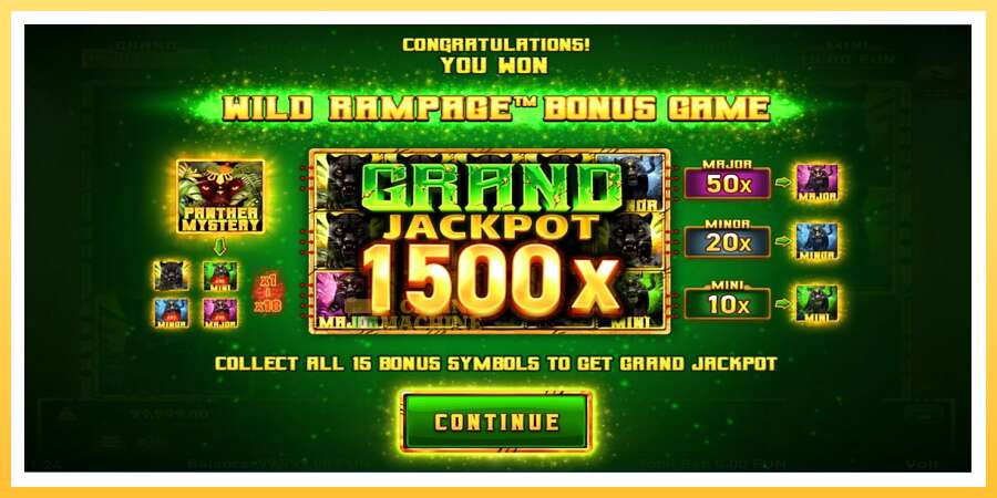 Mighty Wild: Panther Grand Gold Edition Halloween Jackpots: ပိုက်ဆံအတွက်ကစား, ပုံ 3