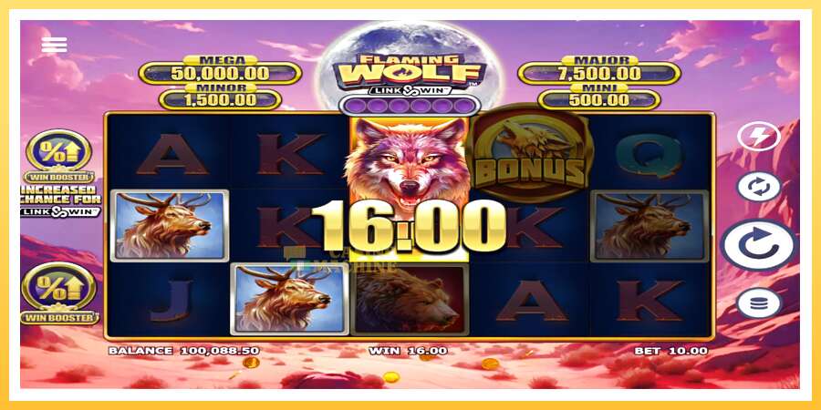 Flaming Wolf Link & Win: ပိုက်ဆံအတွက်ကစား, ပုံ 3