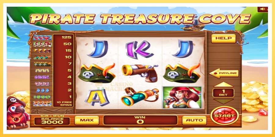 Pirate Treasure Cove Pull Tabs: ပိုက်ဆံအတွက်ကစား, ပုံ 1