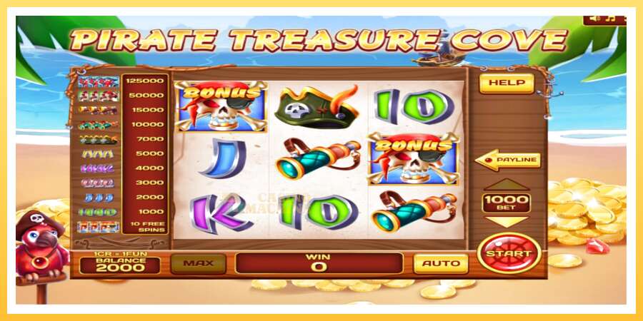 Pirate Treasure Cove Pull Tabs: ပိုက်ဆံအတွက်ကစား, ပုံ 2