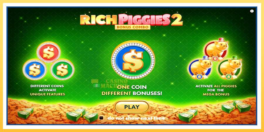 Rich Piggies 2: Bonus Combo: ပိုက်ဆံအတွက်ကစား, ပုံ 1