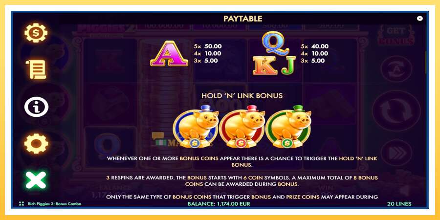 Rich Piggies 2: Bonus Combo: ပိုက်ဆံအတွက်ကစား, ပုံ 6