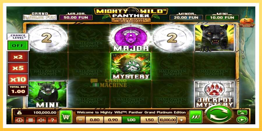 Mighty Wild: Panther Grand Platinum Edition Halloween Jackpots: ပိုက်ဆံအတွက်ကစား, ပုံ 1