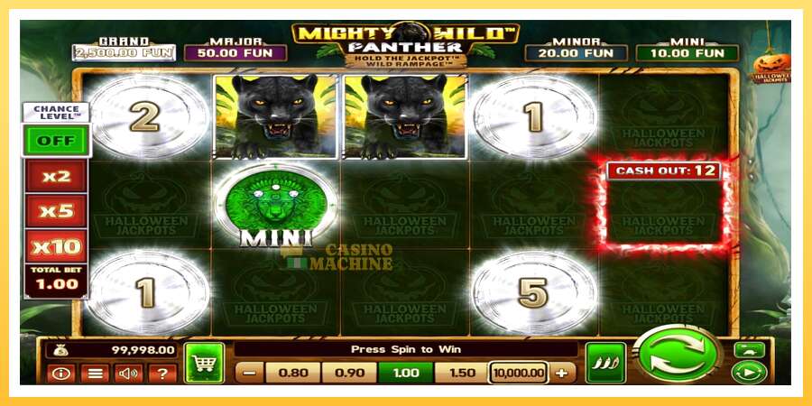 Mighty Wild: Panther Grand Platinum Edition Halloween Jackpots: ပိုက်ဆံအတွက်ကစား, ပုံ 2