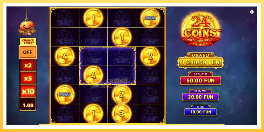 24 Coins Halloween Jackpots: ပိုက်ဆံအတွက်ကစား, ပုံ 2