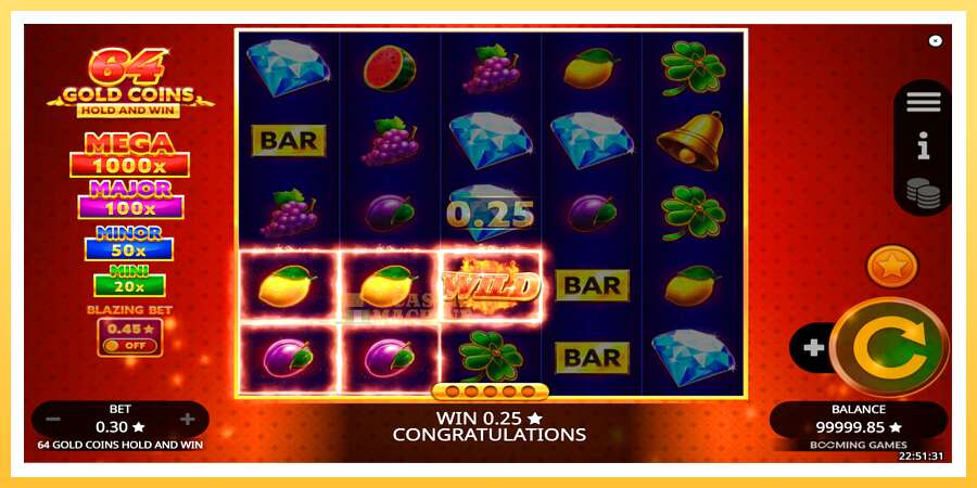 64 Gold Coins Hold and Win: ပိုက်ဆံအတွက်ကစား, ပုံ 4