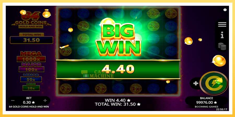 64 Gold Coins Hold and Win: ပိုက်ဆံအတွက်ကစား, ပုံ 7