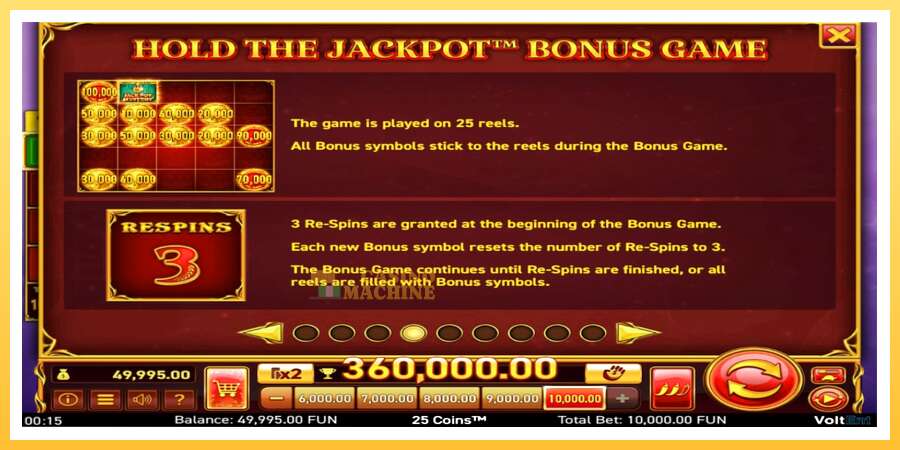 25 Coins Halloween Jackpots: ပိုက်ဆံအတွက်ကစား, ပုံ 5