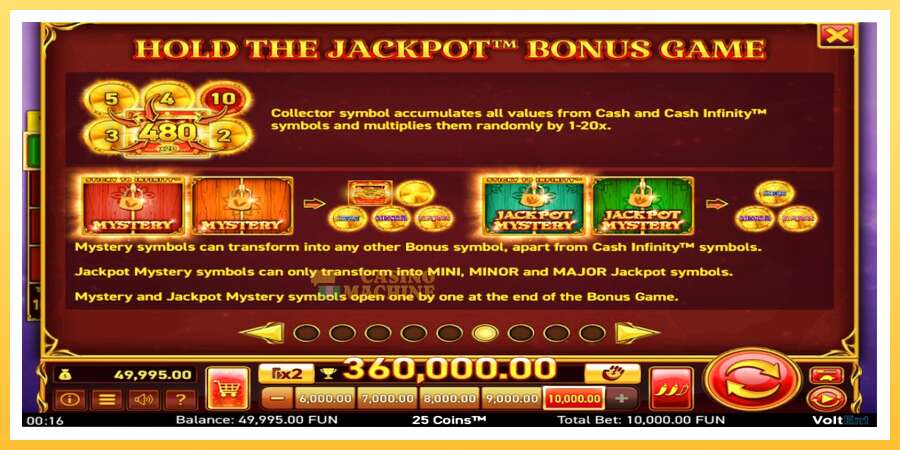 25 Coins Halloween Jackpots: ပိုက်ဆံအတွက်ကစား, ပုံ 6