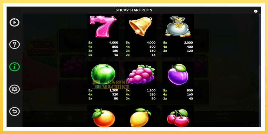 Sticky Star Fruits: ပိုက်ဆံအတွက်ကစား, ပုံ 6