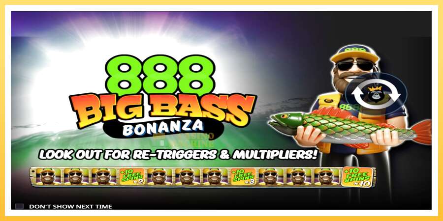 888 Big Bass Bonanza: ပိုက်ဆံအတွက်ကစား, ပုံ 1