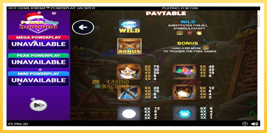 Hot Gems Xtreme PowerPlay Jackpot: ပိုက်ဆံအတွက်ကစား, ပုံ 4