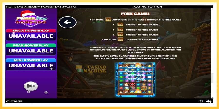 Hot Gems Xtreme PowerPlay Jackpot: ပိုက်ဆံအတွက်ကစား, ပုံ 6