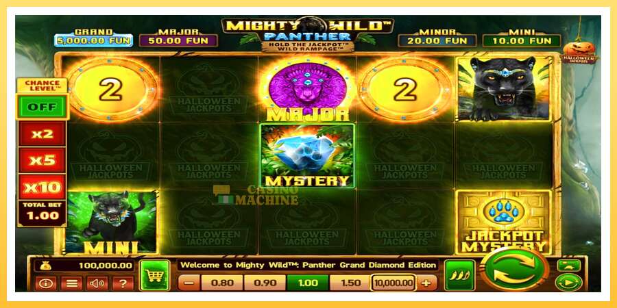 Mighty Wild: Panther Grand Diamond Edition Halloween Jackpots: ပိုက်ဆံအတွက်ကစား, ပုံ 1