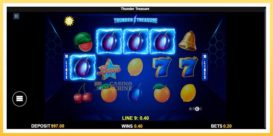 Thunder Treasure: ပိုက်ဆံအတွက်ကစား, ပုံ 3