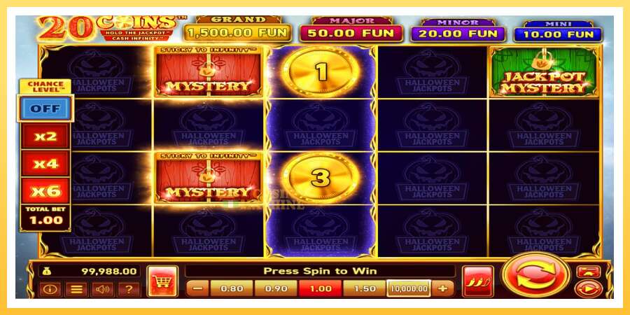 20 Coins Halloween Jackpots: ပိုက်ဆံအတွက်ကစား, ပုံ 3