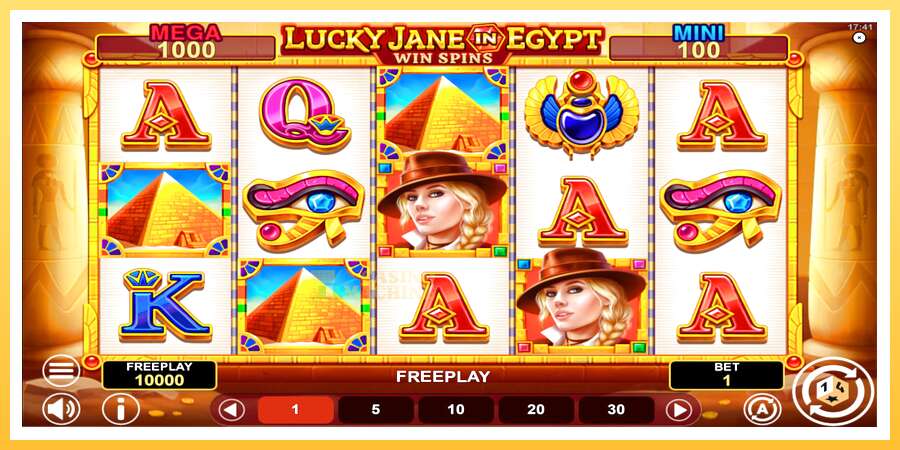 Lucky Jane in Egypt Win Spins: ပိုက်ဆံအတွက်ကစား, ပုံ 1