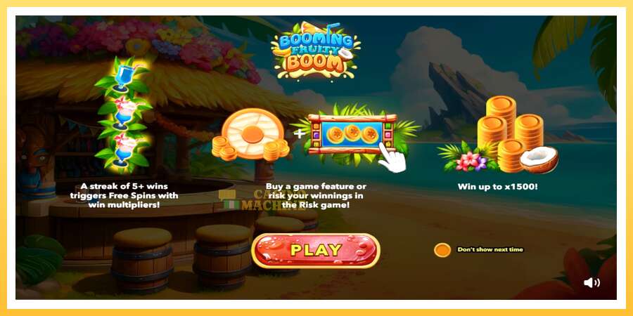 Booming Fruity Boom: ပိုက်ဆံအတွက်ကစား, ပုံ 1