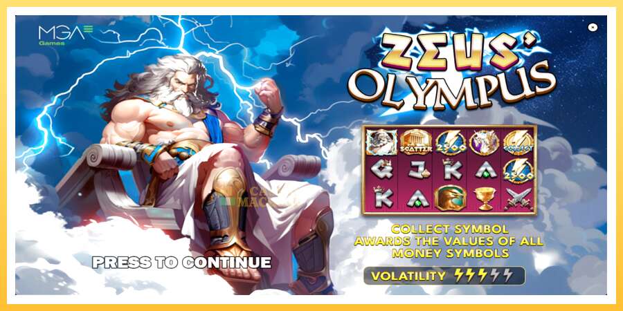 Zeus Olympus: ပိုက်ဆံအတွက်ကစား, ပုံ 1