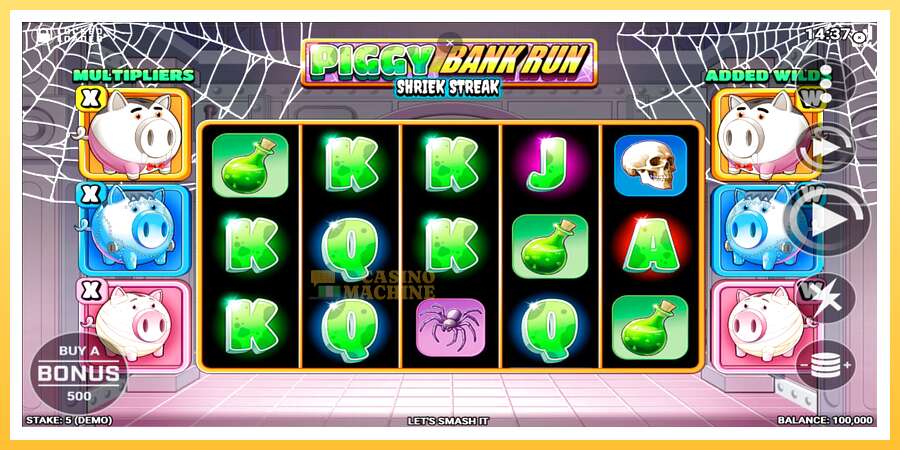 Piggy Bank Run - Shriek Streak: ပိုက်ဆံအတွက်ကစား, ပုံ 1