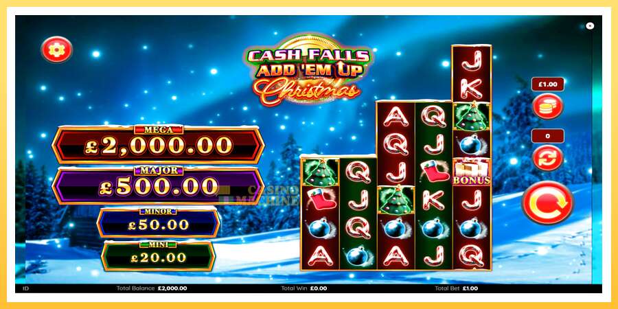 Cash Falls: Add Em Up Christmas: ပိုက်ဆံအတွက်ကစား, ပုံ 1