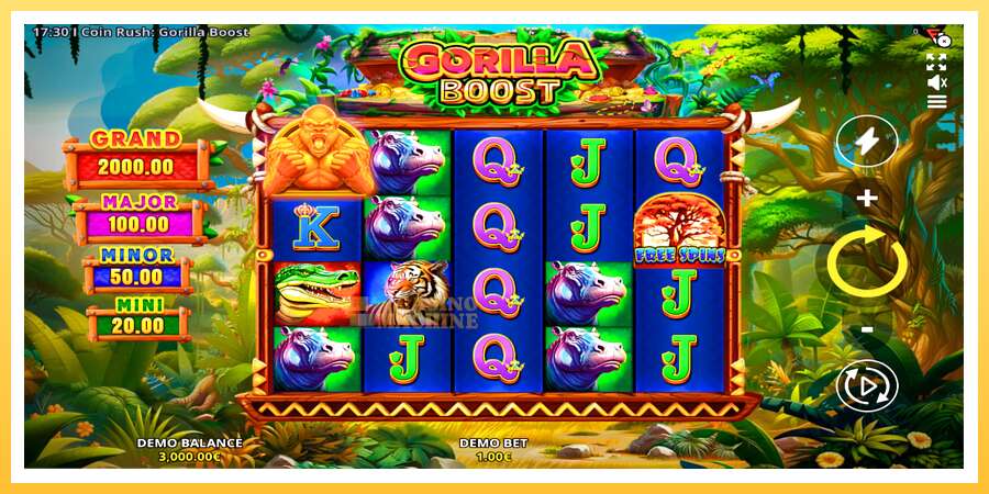 Coin Rush: Gorilla Boost: ပိုက်ဆံအတွက်ကစား, ပုံ 1