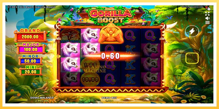 Coin Rush: Gorilla Boost: ပိုက်ဆံအတွက်ကစား, ပုံ 2