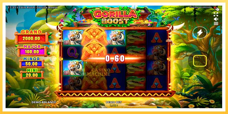 Coin Rush: Gorilla Boost: ပိုက်ဆံအတွက်ကစား, ပုံ 3