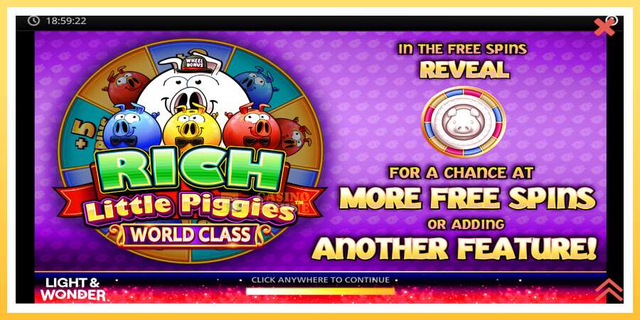 Rich Little Piggies World Class: ပိုက်ဆံအတွက်ကစား, ပုံ 1