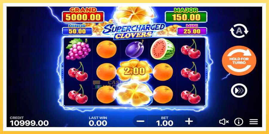 Supercharged Clovers: Hold and Win: ပိုက်ဆံအတွက်ကစား, ပုံ 1