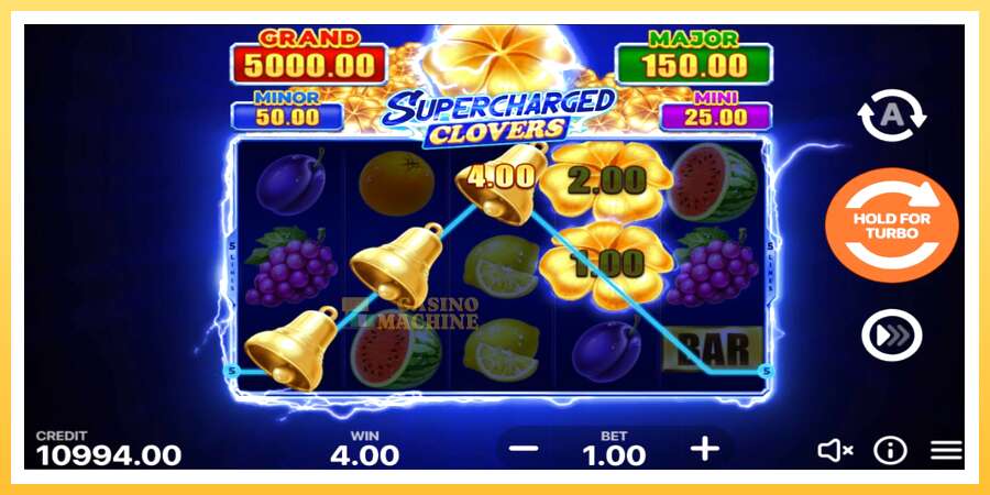 Supercharged Clovers: Hold and Win: ပိုက်ဆံအတွက်ကစား, ပုံ 2