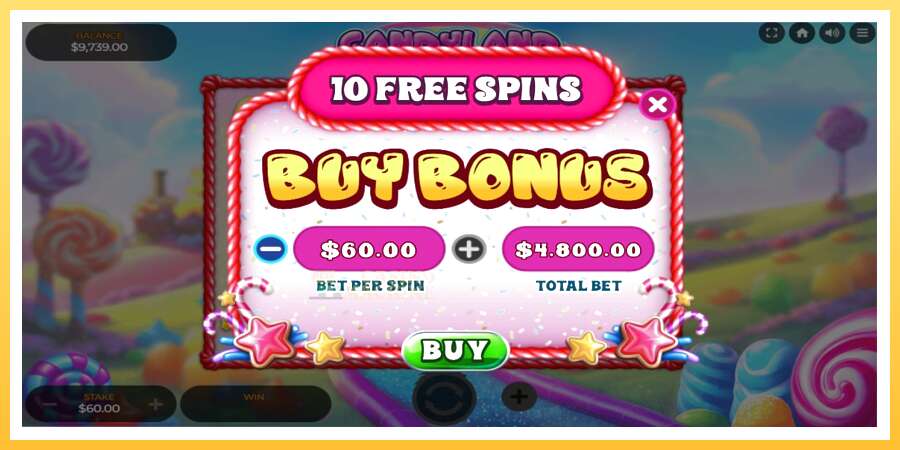 Candyland Bonanza: ပိုက်ဆံအတွက်ကစား, ပုံ 3