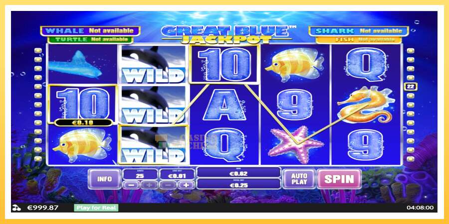 Great Blue Jackpot: ပိုက်ဆံအတွက်ကစား, ပုံ 3