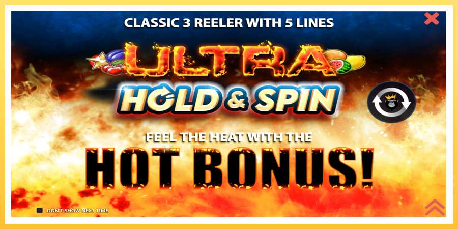 Ultra Hold & Spin: ပိုက်ဆံအတွက်ကစား, ပုံ 1