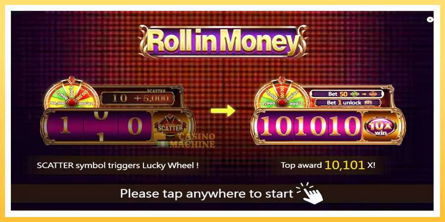 Roll in Money: ပိုက်ဆံအတွက်ကစား, ပုံ 1